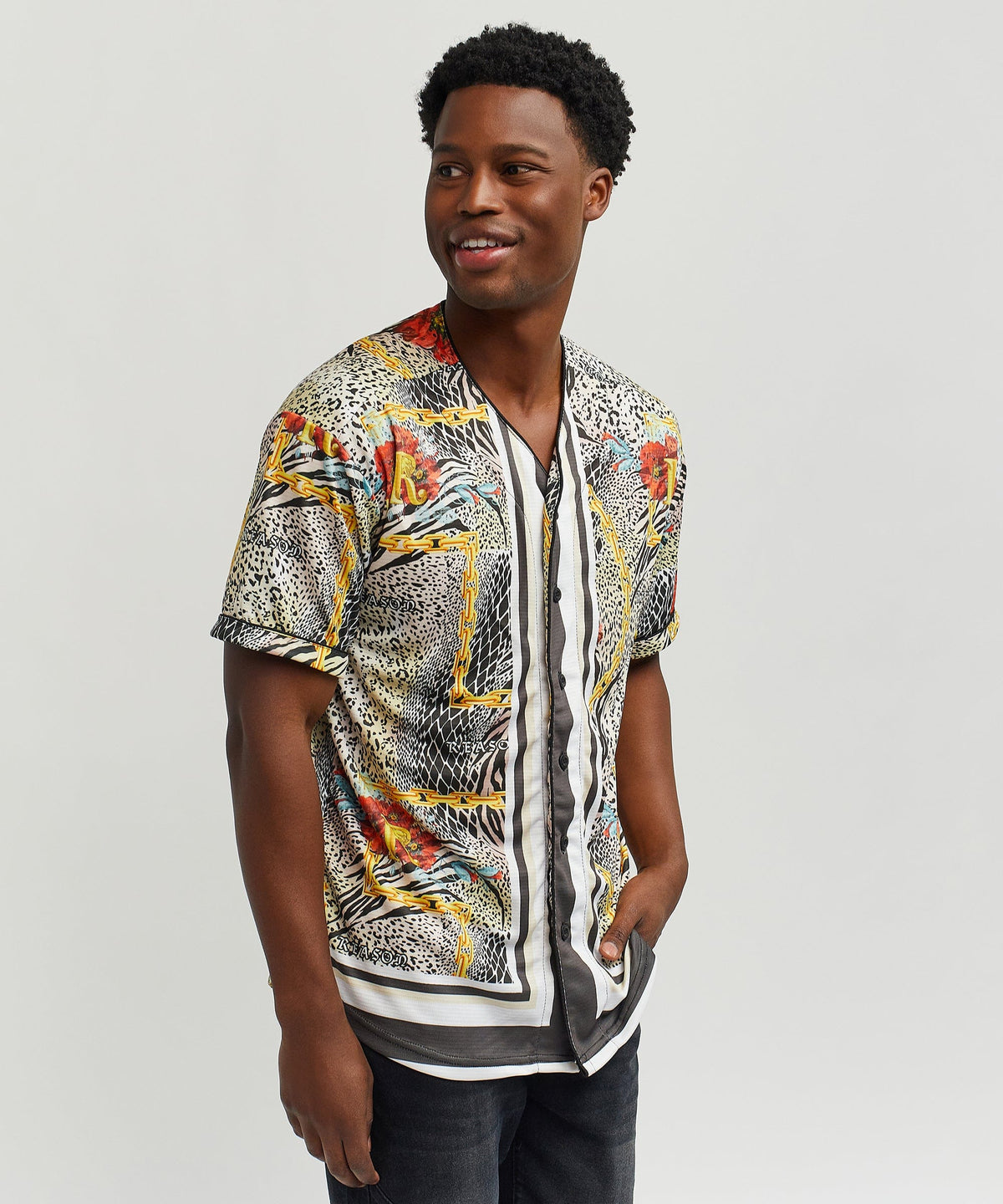 Reason Clothing Great Value | Born To Be Wild Baseball Jersey