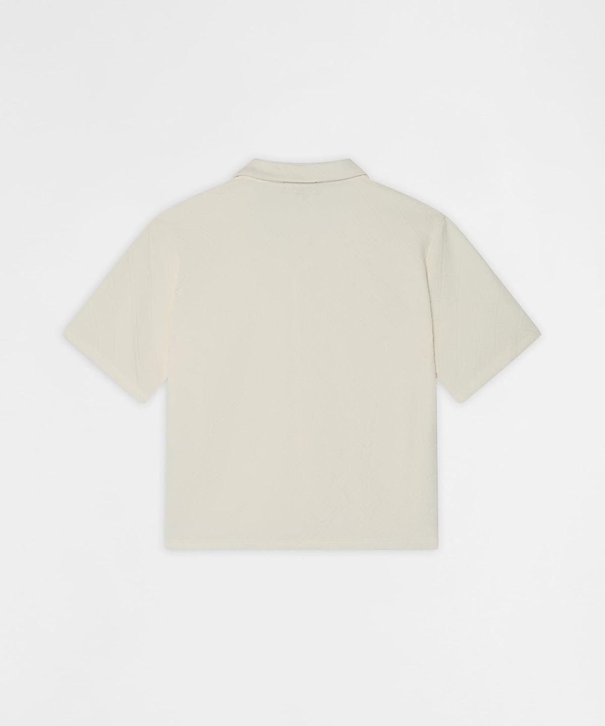 Reason Clothing Special Offer | Essential Button-Down Textured Short Sleeve Shirt - Beige
