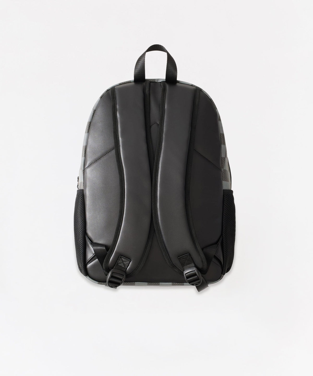 Reason Clothing Sale | Face Patterned Graphic PU Backpack - Black