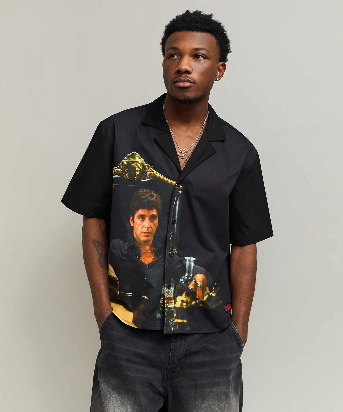 Reason Clothing Discount | Scarface Button-Down Shirt