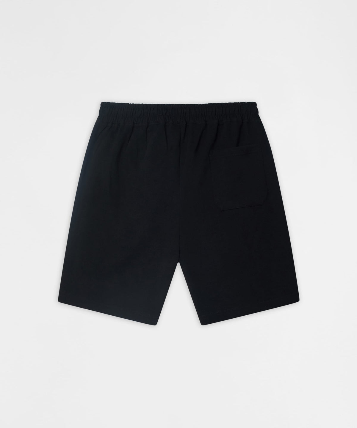 Reason Clothing Recommended | Monocle Embroidered Fleece Shorts - Black