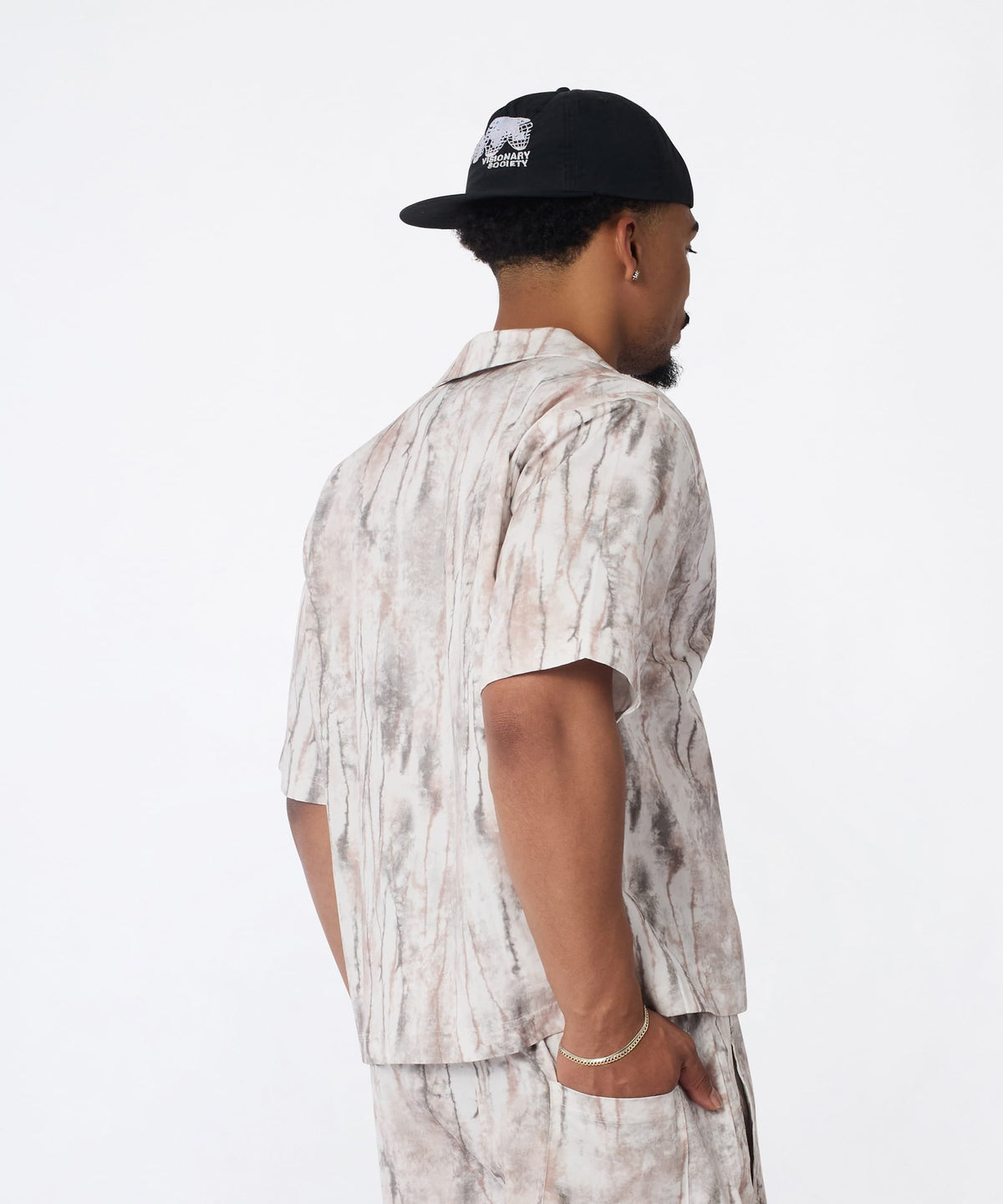 Reason Clothing Customer Favorite | Textured Marble Button Down Shirt