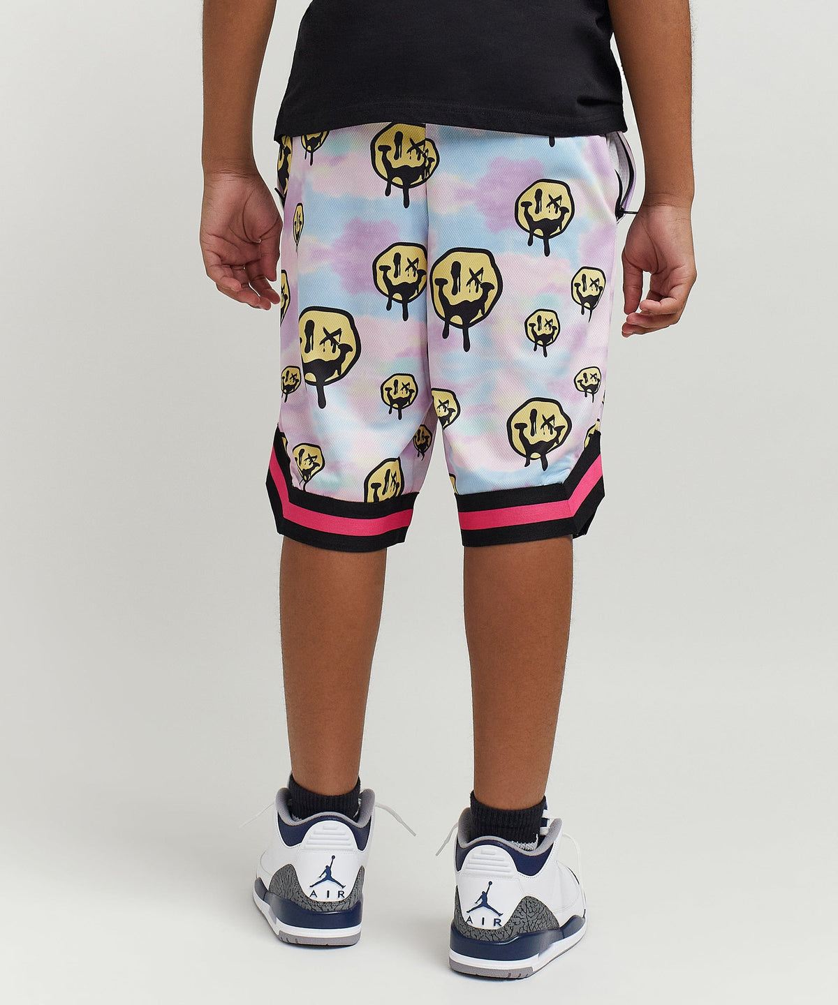 Reason Clothing Popular | Trippy Mesh Kids Shorts