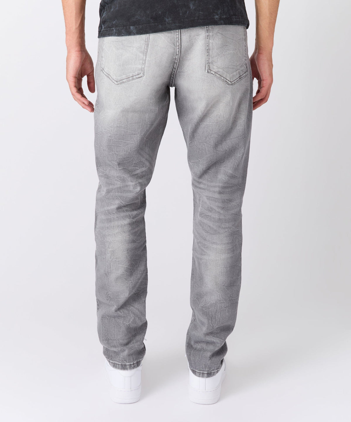 Reason Clothing New | Men's Skinny Denim Pant - Grey