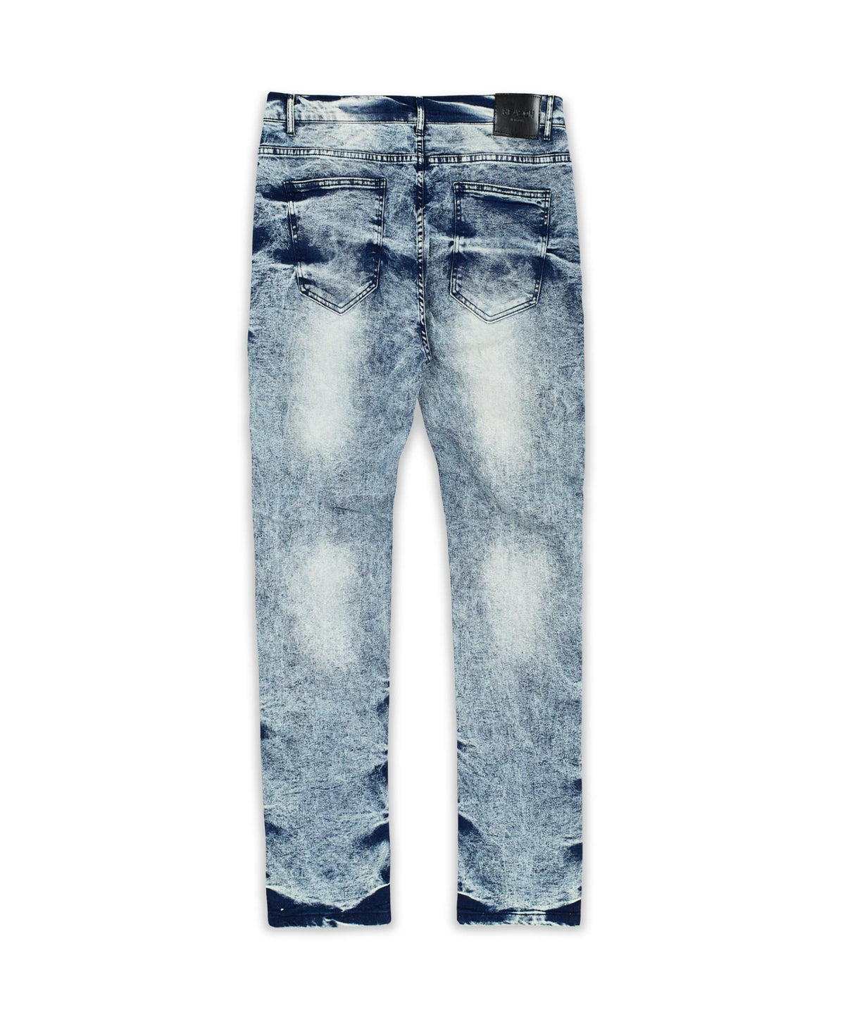Reason Clothing Special Offer | Splatter Plus Size Denim Jeans - Blue