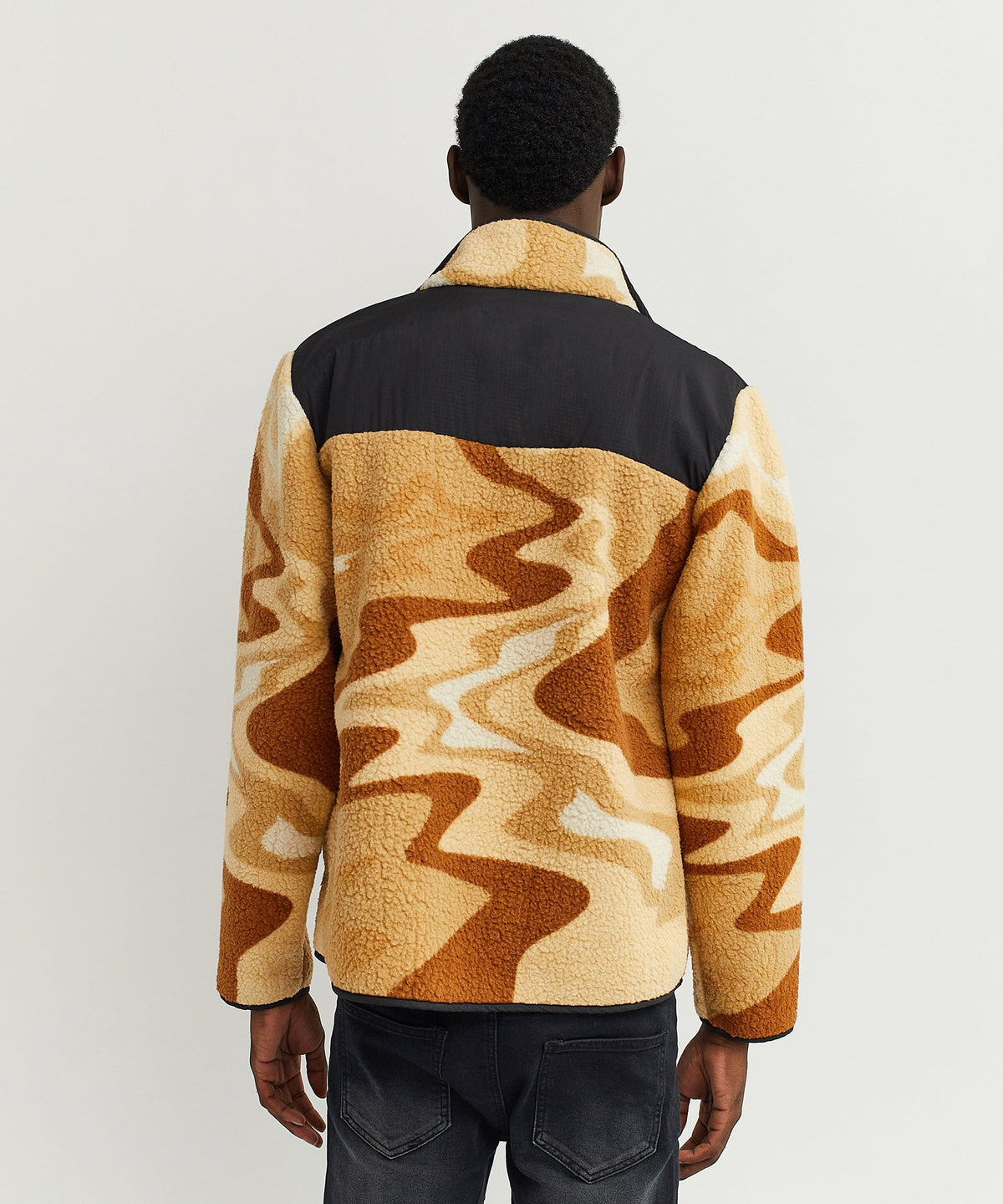 Reason Clothing Recommended | Rb Series Sherpa Fleece Zip Up