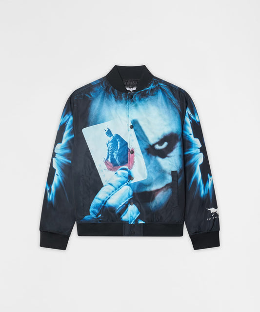 Reason Clothing Top Pick | Dark Knight Varsity Jacket - Black
