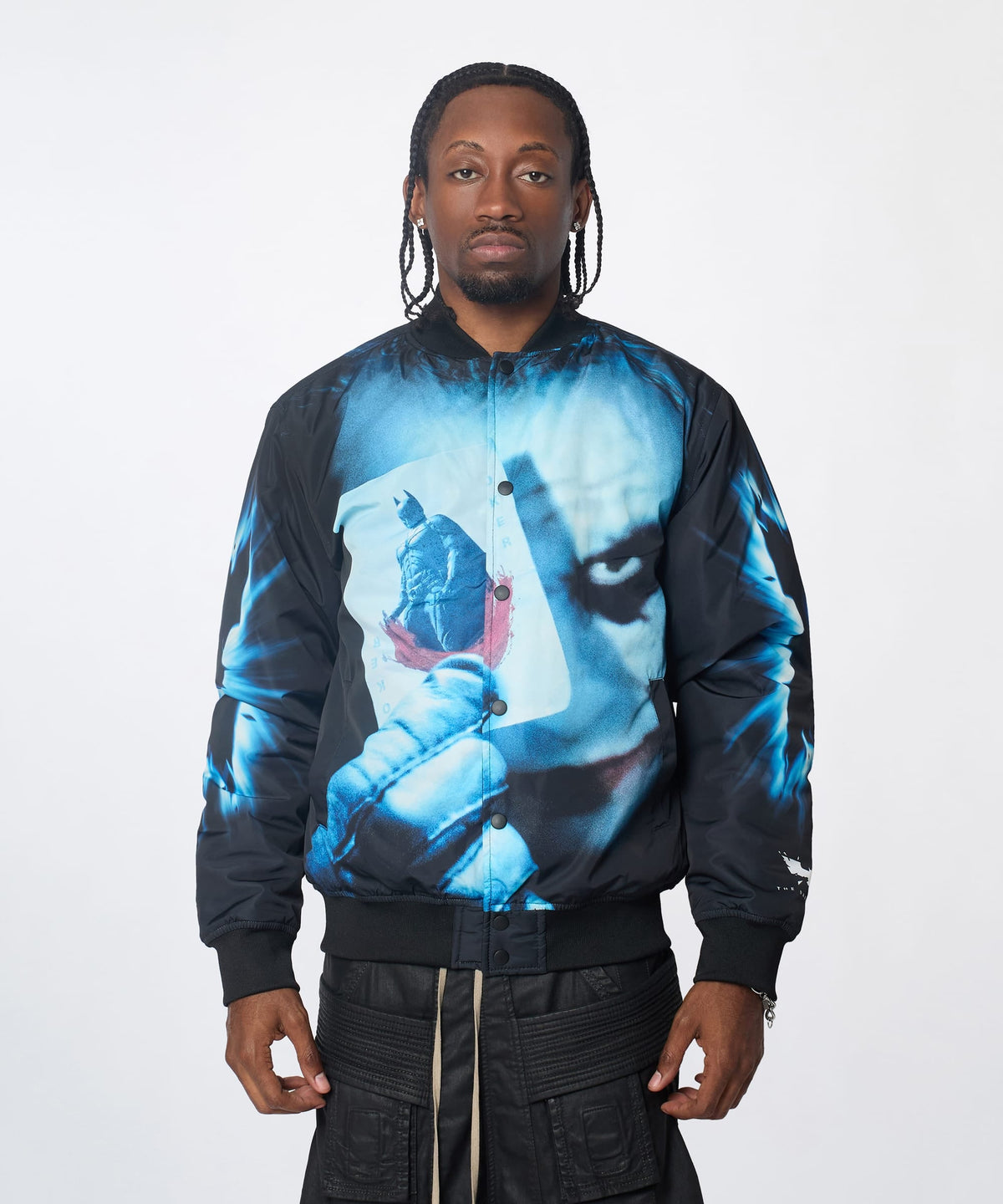 Reason Clothing Top Pick | Dark Knight Varsity Jacket - Black
