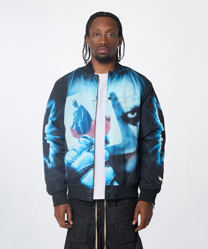Reason Clothing Top Pick | Dark Knight Varsity Jacket - Black
