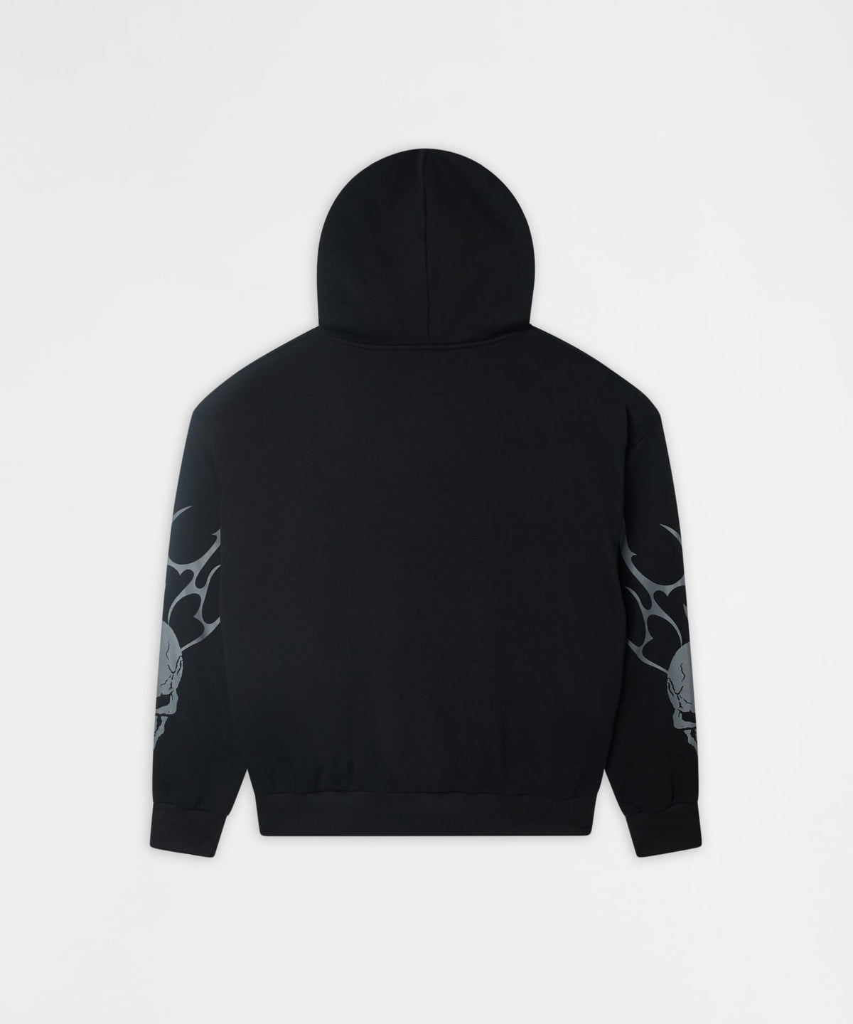Reason Clothing Top Pick | Sin Again PU Applique Hoodie - Black
