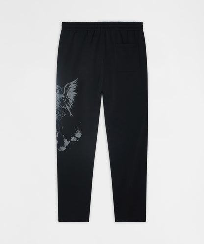 Reason Clothing Popular | Sin Again PU Applique Pants - Black