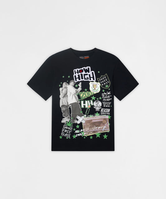 Reason Clothing Essential | How High Trust Embroidered Short Sleeve Tee - Black