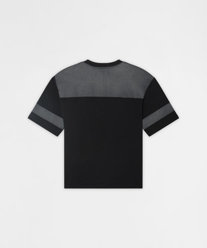 Reason Clothing Discount | Football Rhinestones Short Sleeve Tee - Black