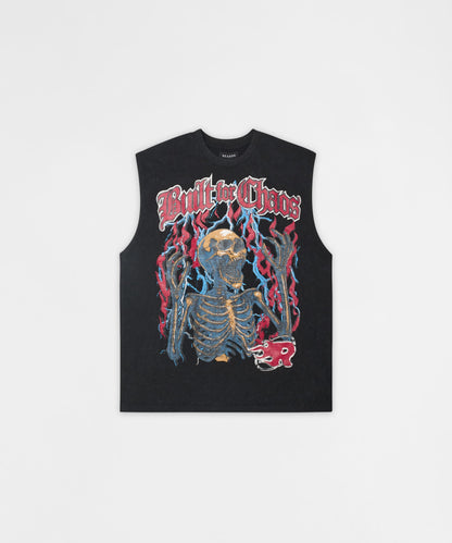 Reason Clothing Top Pick | Built For Chaos Muscle Tee - Washed Black