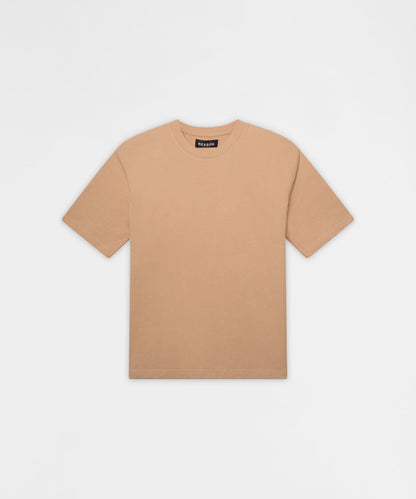 Reason Clothing Deals | Essential French Terry Short Sleeve Tee - Tan