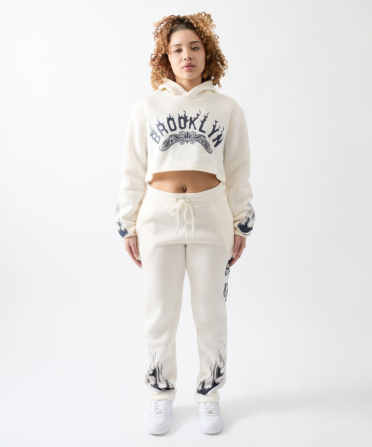 Reason Clothing Best Seller | Women Brooklyn Sweatpants - Cream