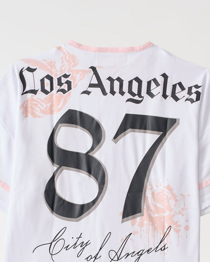 Reason Clothing Great Value | Los Angeles Sweet Rebel Women's Graphic Short Sleeve Cropped Shirt