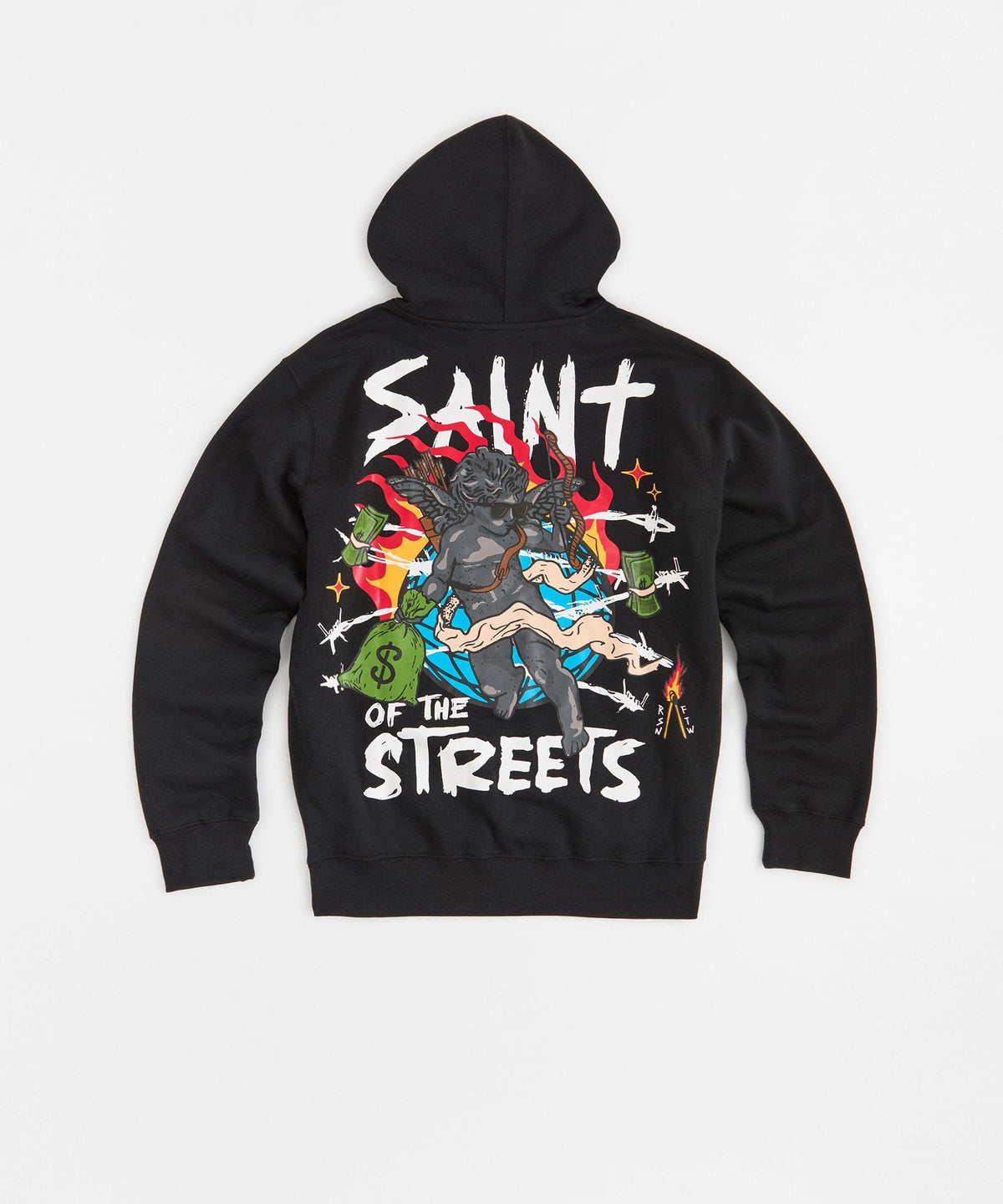 Reason Clothing Signature | Kids Saint Hoodie - Black