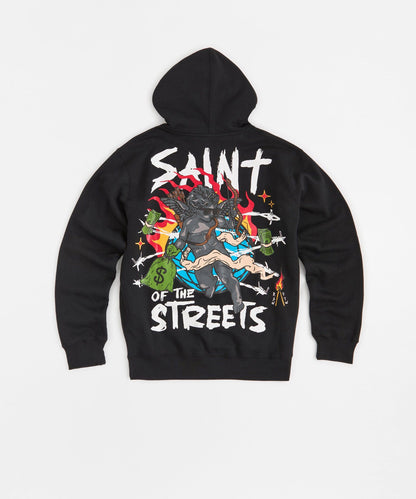 Reason Clothing Signature | Kids Saint Hoodie - Black