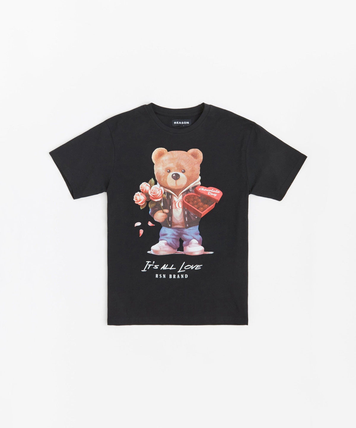 Reason Clothing Quality | Kids Teddy Short Sleeve Tee - Black