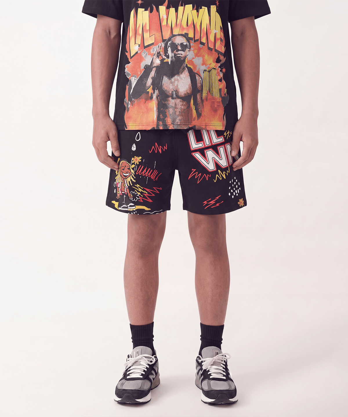 Reason Clothing Discount | Kids Lil Wayne Fleece Short - Black