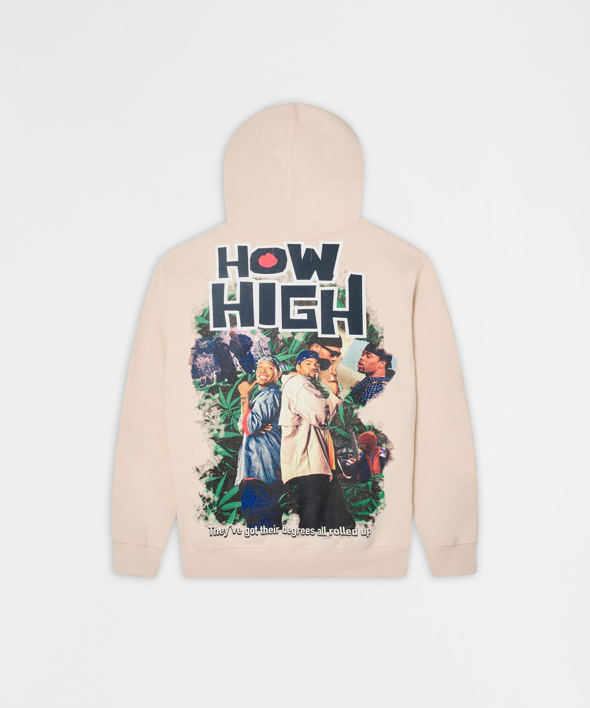 Reason Clothing Essential | How High They've Got Their Degrees Graphic Hoodie - Tan