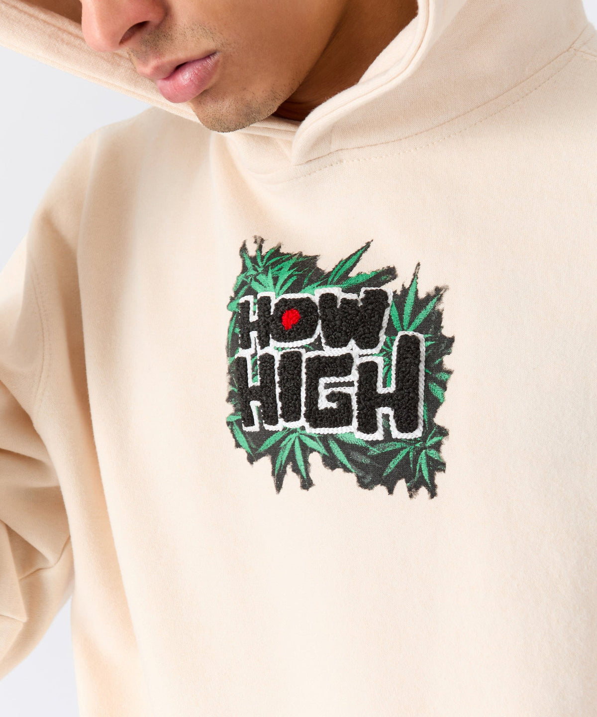 Reason Clothing Essential | How High They've Got Their Degrees Graphic Hoodie - Tan