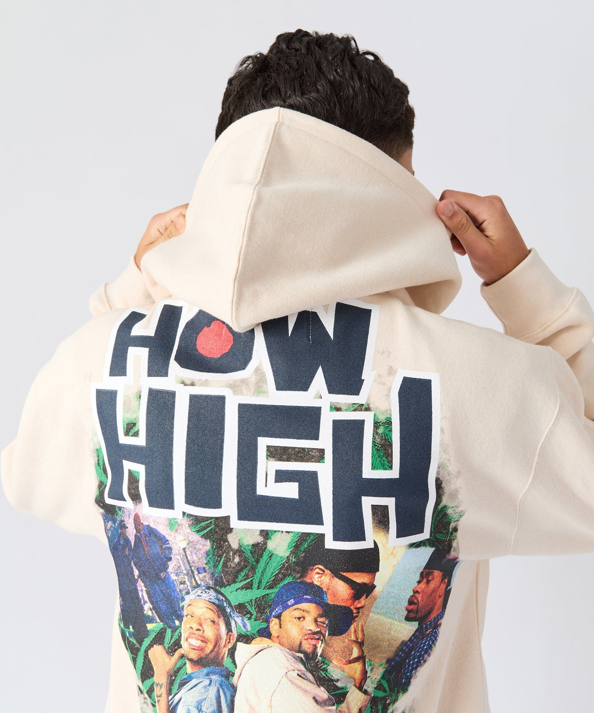 Reason Clothing Essential | How High They've Got Their Degrees Graphic Hoodie - Tan