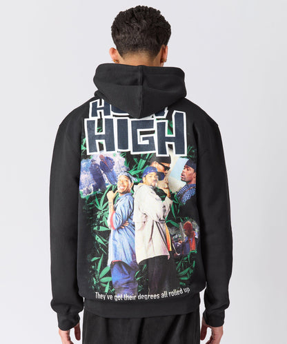 Reason Clothing Essential | How High They've Got Their Degrees Graphic Hoodie - Black