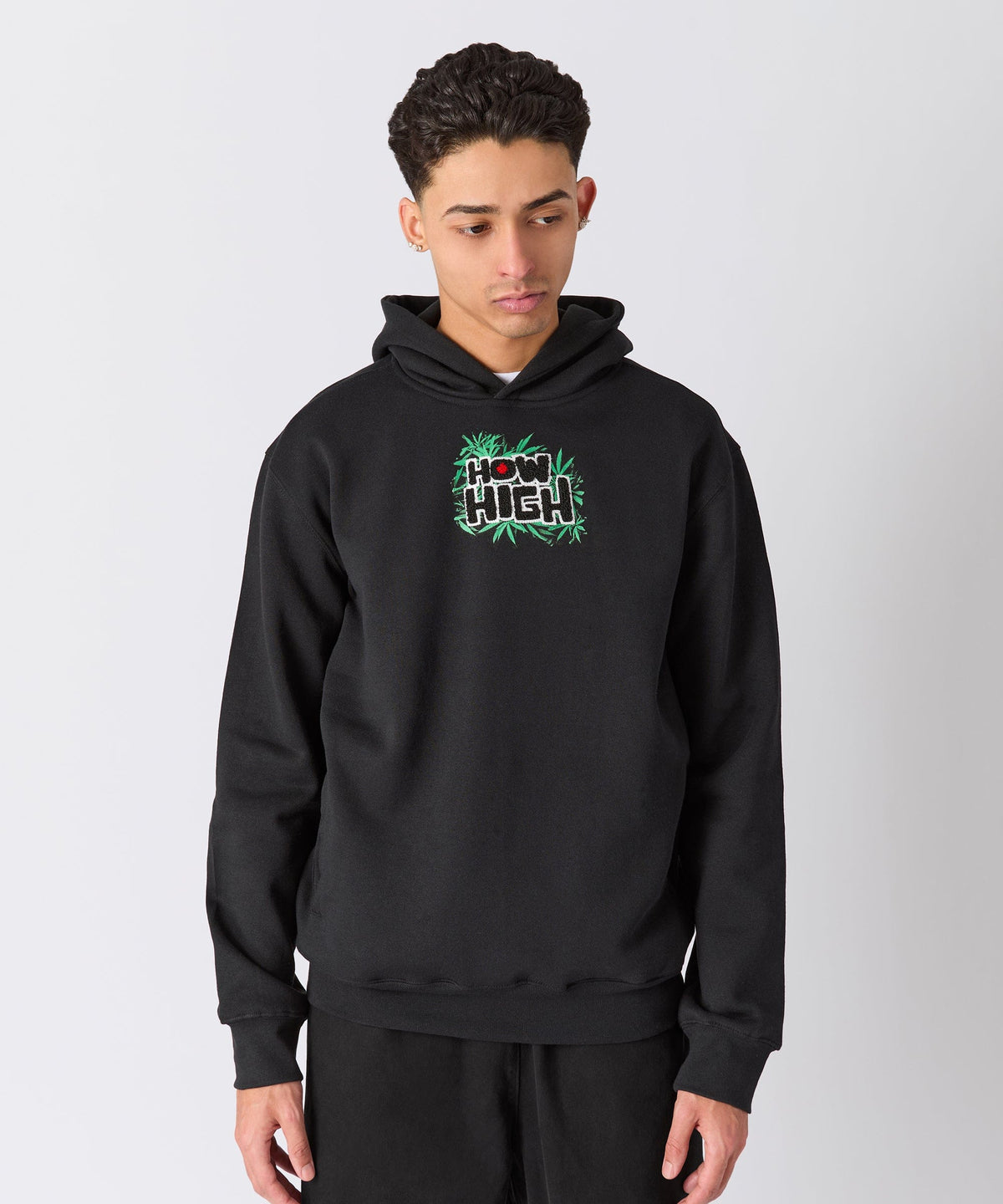 Reason Clothing Essential | How High They've Got Their Degrees Graphic Hoodie - Black