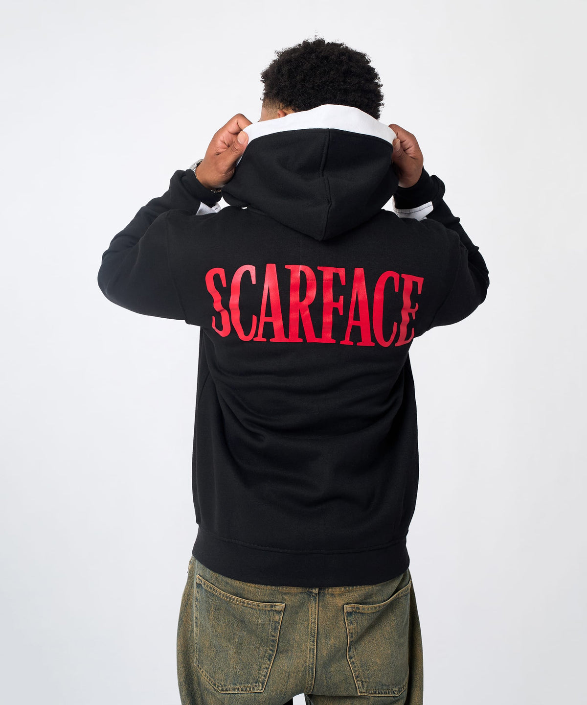 Reason Clothing Smart Buy | Scarface Tony Montana Zip Hoodie - Black