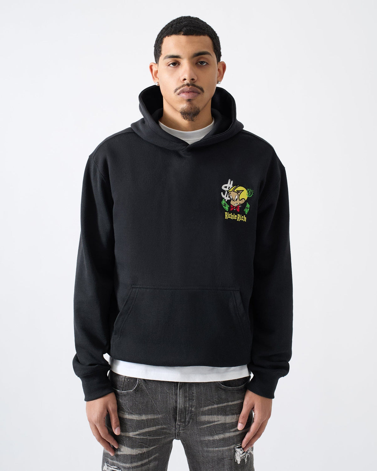 Reason Clothing Trusted | Richie Rich We Keep Winning Graphic Hoodie - Black