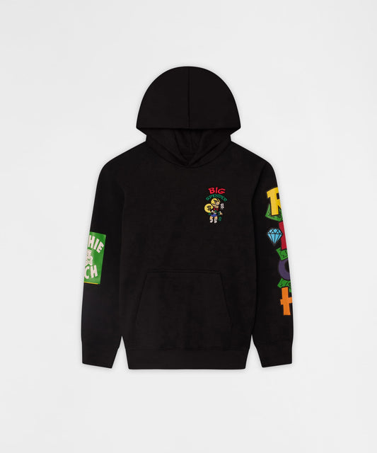 Reason Clothing Quality | Richie Rich Big Spender Graphic Hoodie - Black