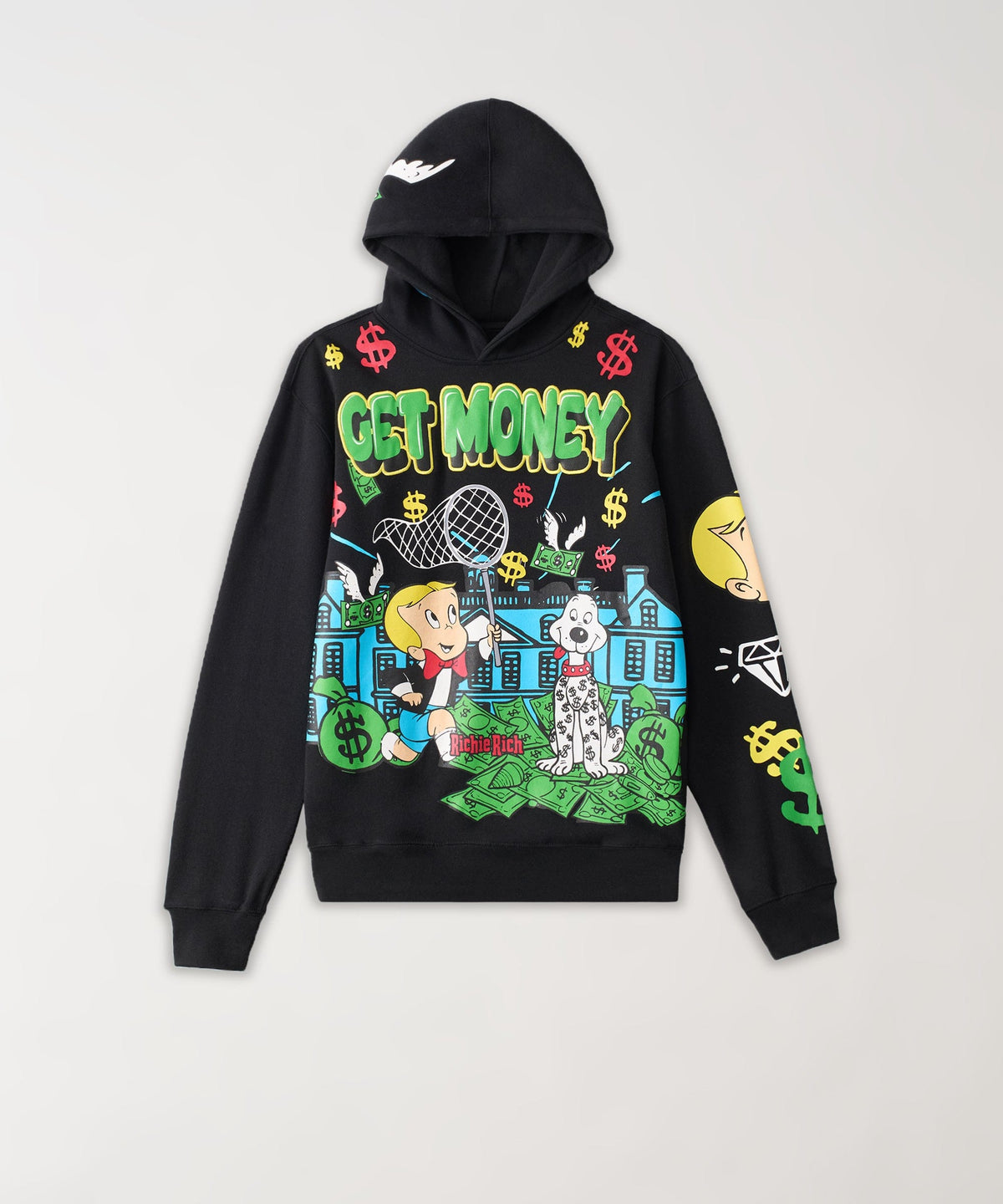 Reason Clothing Featured | Richie Rich Get Money Graphic Hoodie - Black