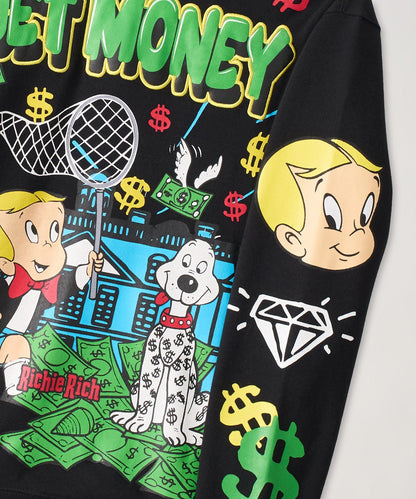 Reason Clothing Featured | Richie Rich Get Money Graphic Hoodie - Black
