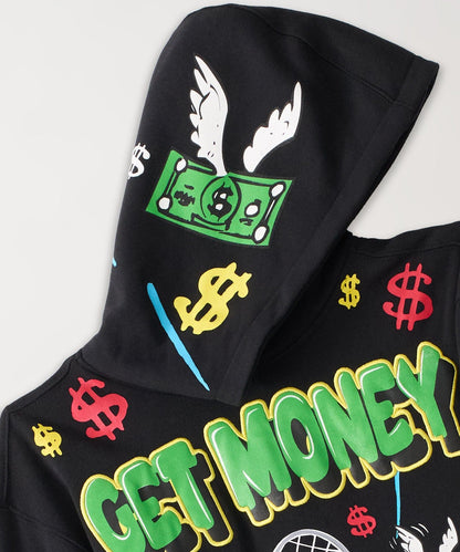 Reason Clothing Featured | Richie Rich Get Money Graphic Hoodie - Black