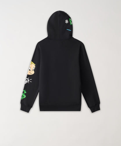 Reason Clothing Featured | Richie Rich Get Money Graphic Hoodie - Black