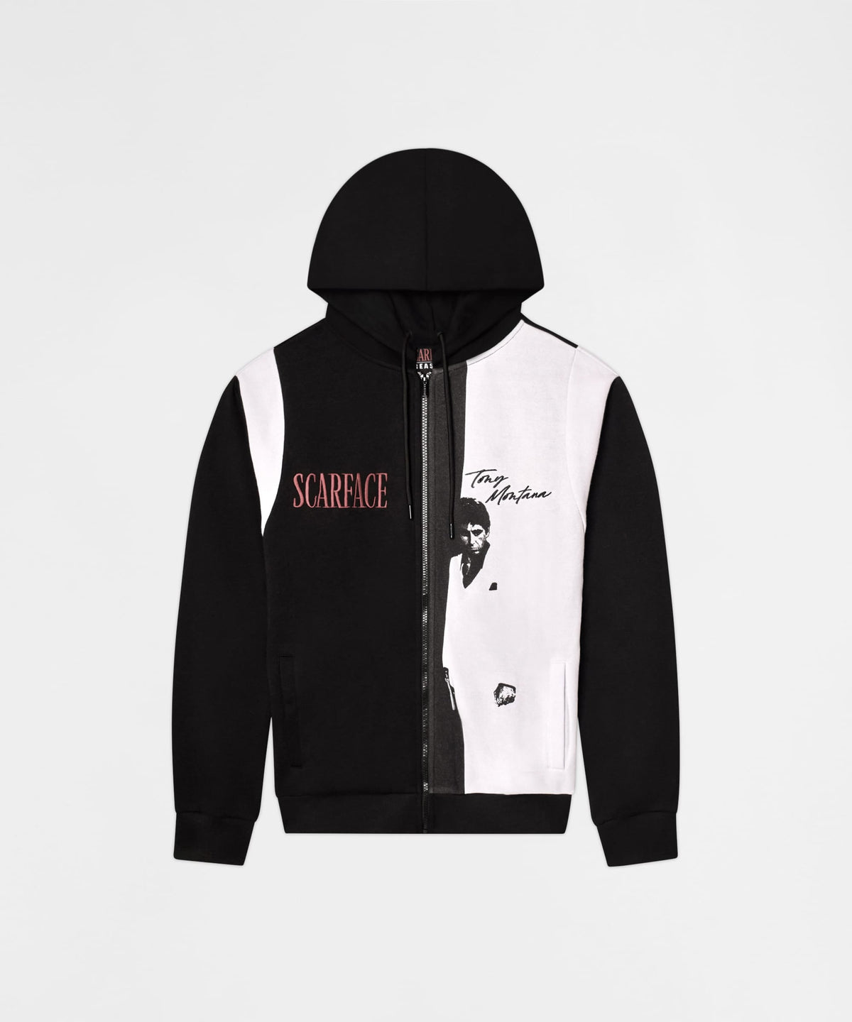 Reason Clothing Special Offer | Scarface Tony Montana Full Zip Hoodie - Black