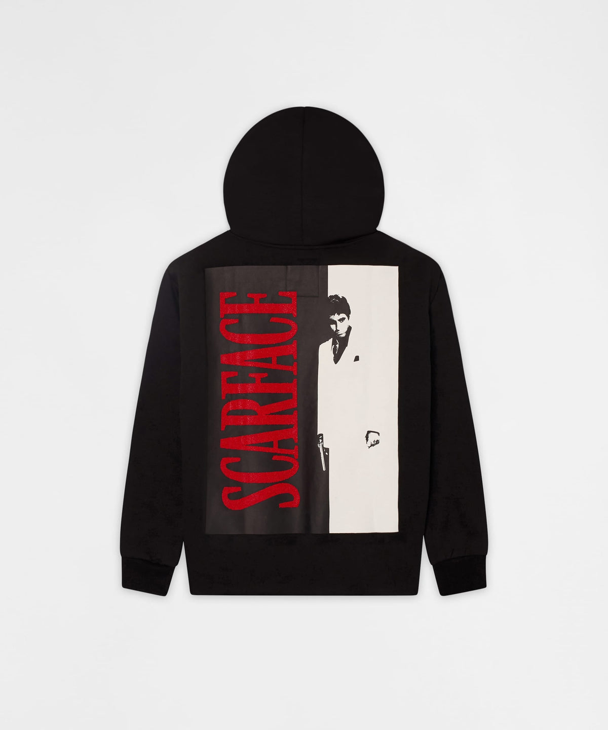 Reason Clothing New | Scarface Tony Montana Graphic Back Print Hoodie - Black