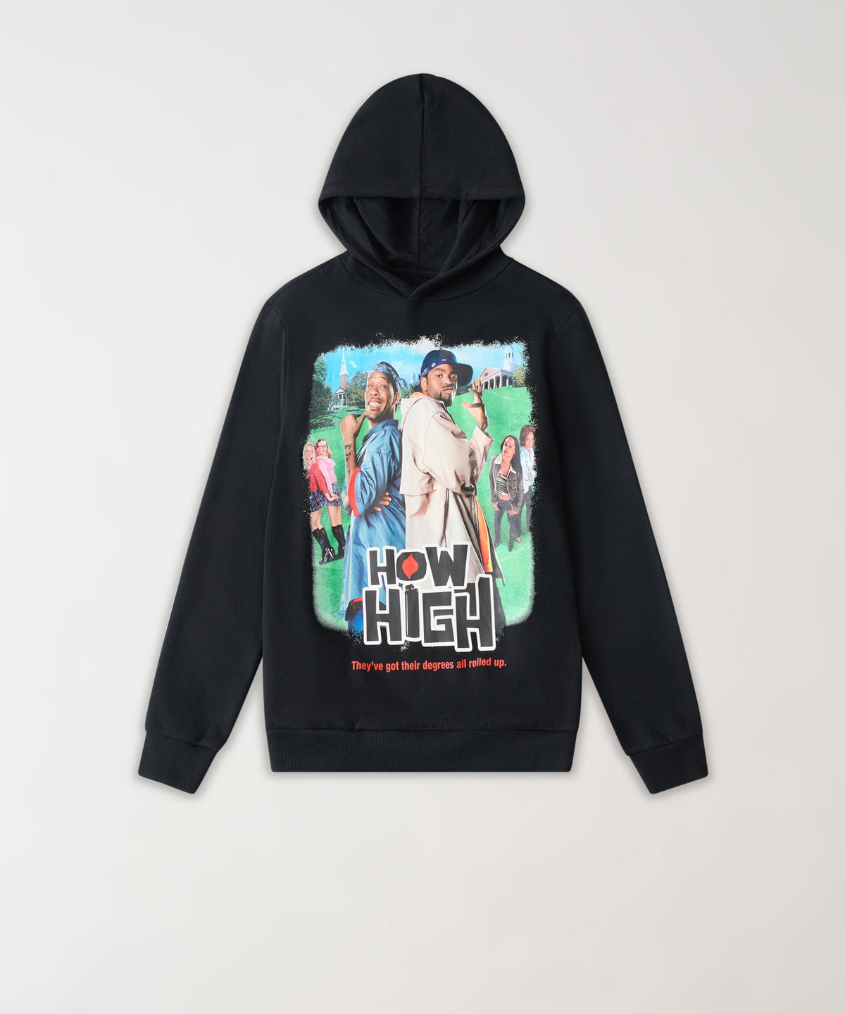 Reason Clothing Deals | How High They've Got Their Degrees Graphic Hoodie - Black
