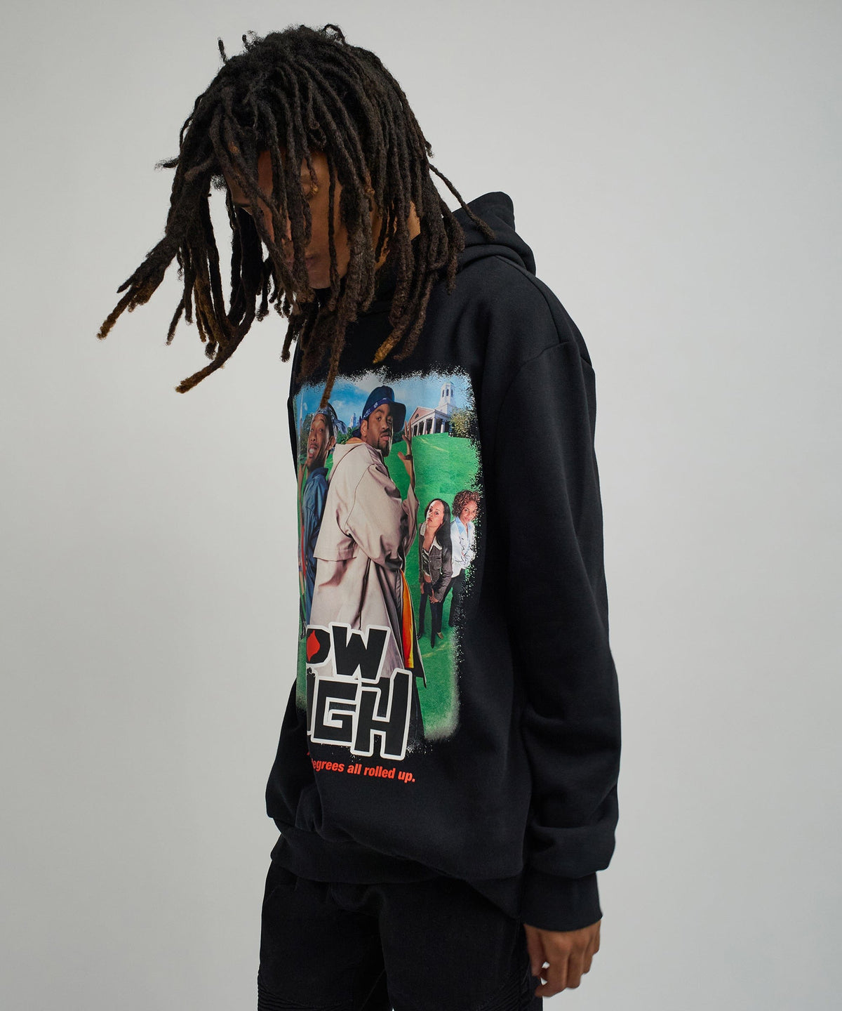 Reason Clothing Deals | How High They've Got Their Degrees Graphic Hoodie - Black