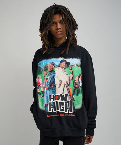 Reason Clothing Deals | How High They've Got Their Degrees Graphic Hoodie - Black