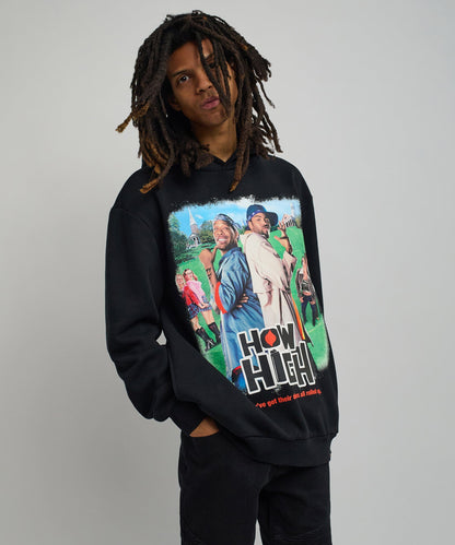 Reason Clothing Deals | How High They've Got Their Degrees Graphic Hoodie - Black