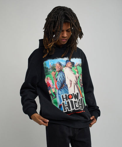 Reason Clothing Deals | How High They've Got Their Degrees Graphic Hoodie - Black