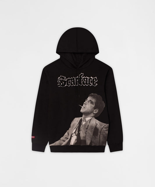 Reason Clothing Latest | Scarface Old English Hoodie - Black