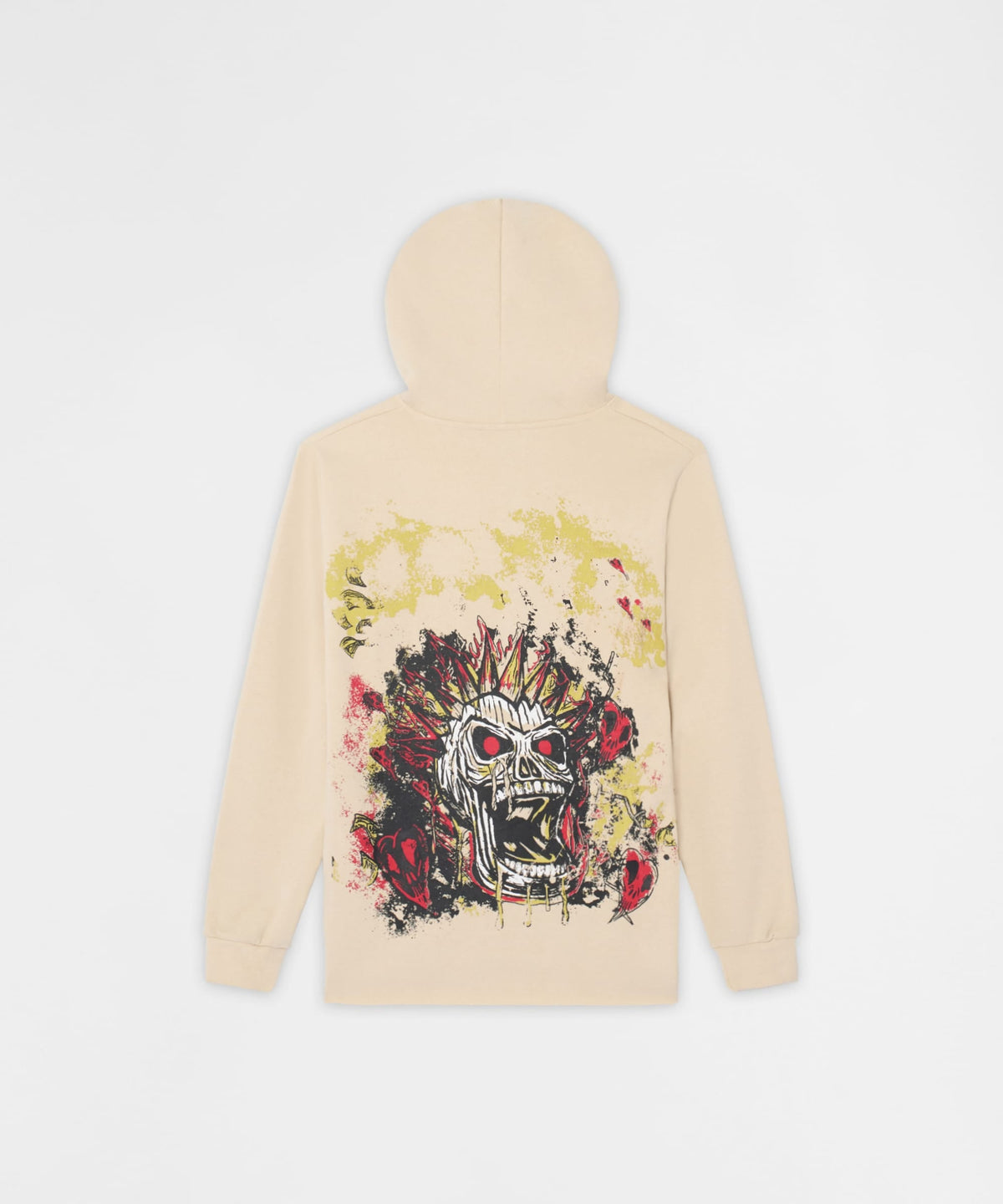 Reason Clothing Signature | Mayhem Fleece Graphic Zip Hoodie - Khaki