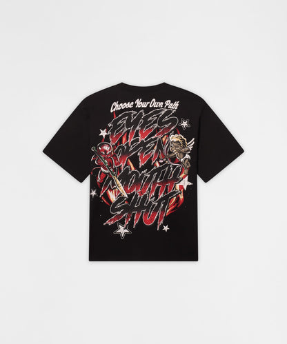Reason Clothing Best Seller | Move In Silence Washed Short Sleeve Tee - Black