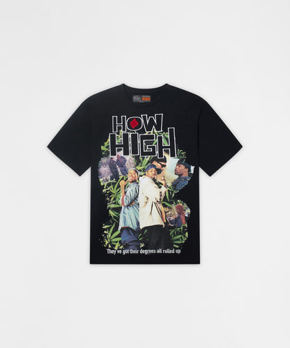 Reason Clothing Quality | How High They've Got Their Degrees Graphic Short Sleeve Tee - Black