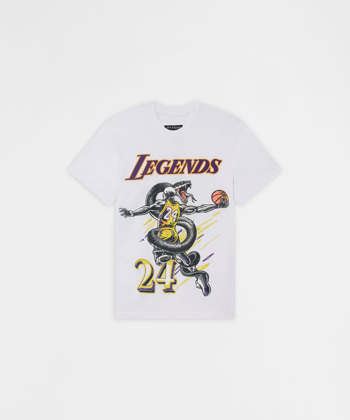 Reason Clothing Deals | Legends Graphic Short Sleeve Tee -White
