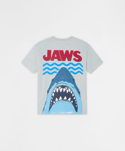 Reason Clothing Trending | Jaws Deep Water Graphic Short Sleeve Tee - Light Blue
